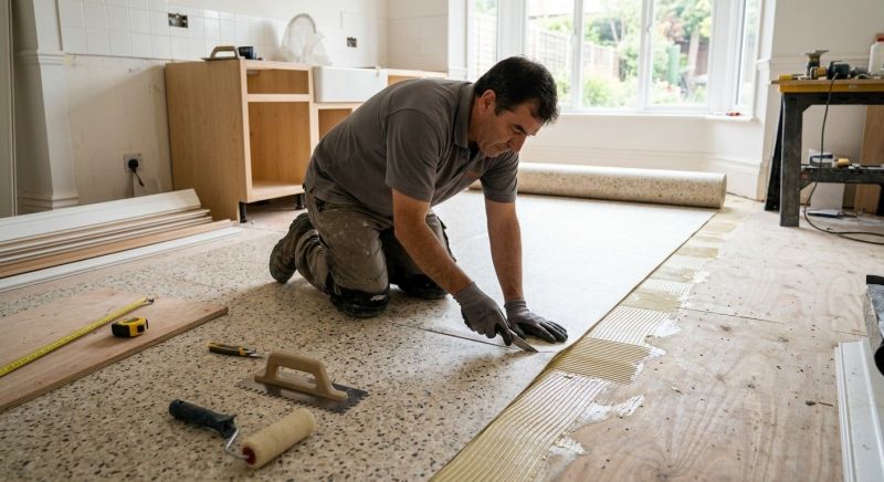 Linoleum Floor Installation in Grant, FL