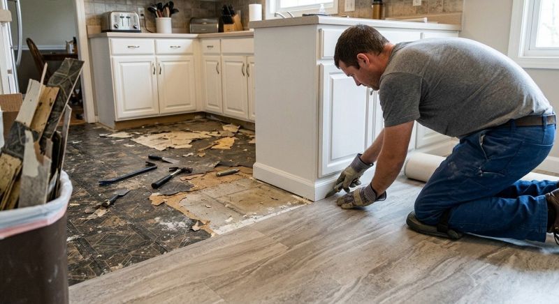 Linoleum Flooring Replacement in Sebastian, FL