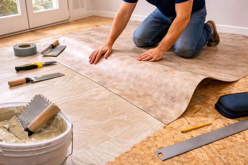 Sheet Vinyl Installation in Grant, FL
