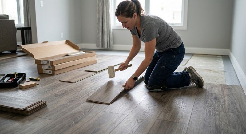 Vinyl Plank Floor Installation in Sebastian, FL
